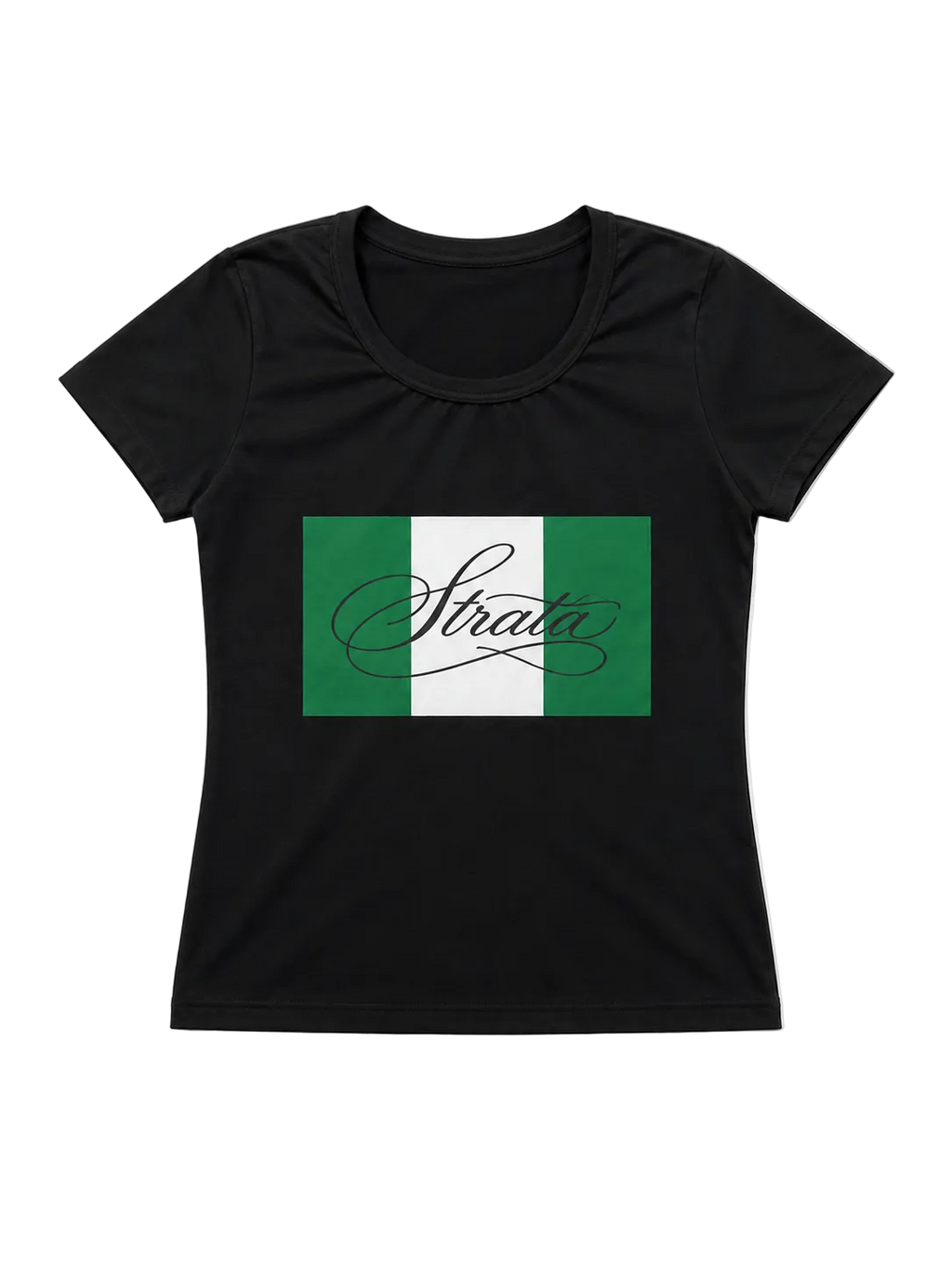Strata Baby Tee Black