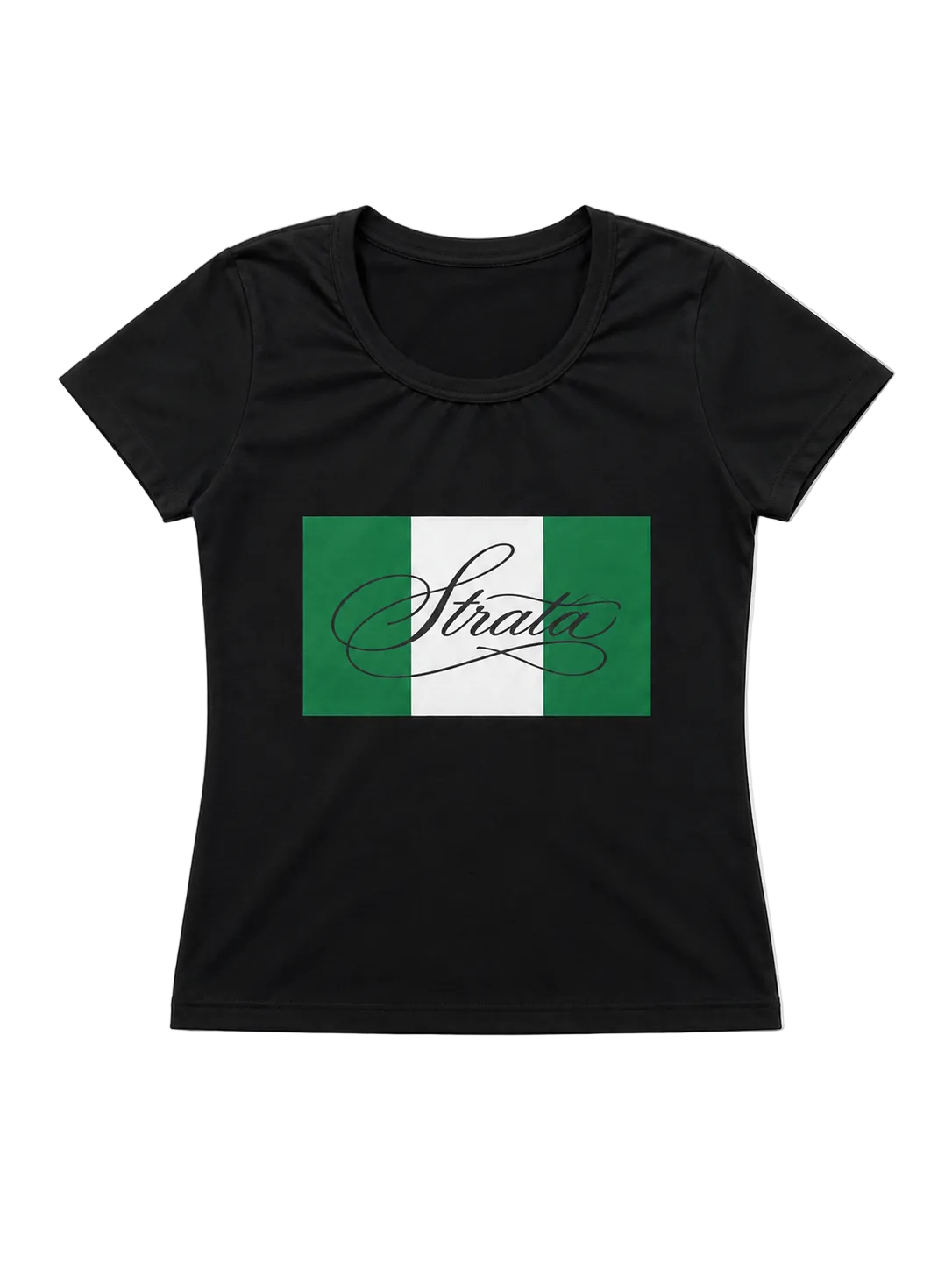 Strata Baby Tee Black