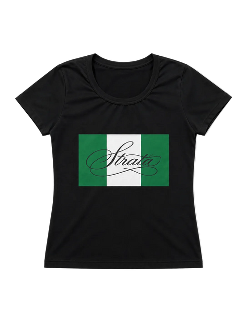 Strata Baby Tee Black