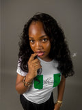 Strata Baby Tee White